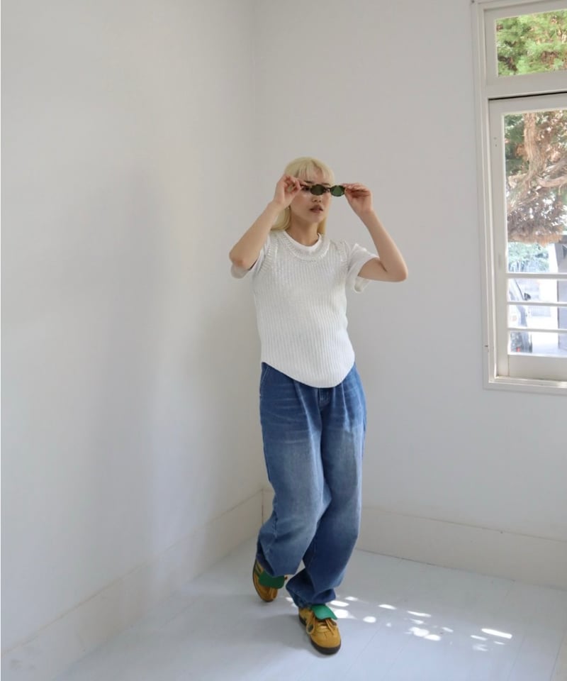 Spice 2way Knit Vest 2025【Sea salt】 | rizotto