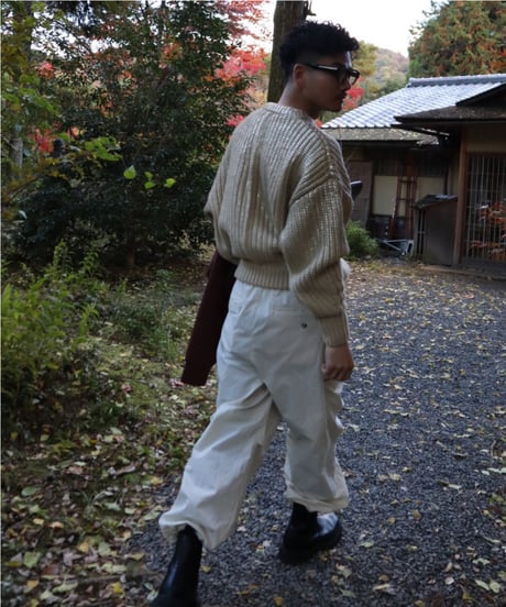Spice wool volume Knit【Ginger】