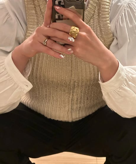 Spice 2way Knit Vest 2025【Ginger】