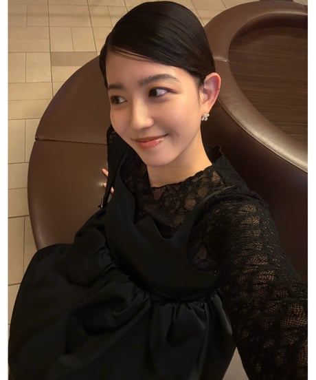 Lace Veil Tops【Black】