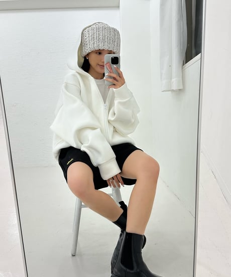 Handmade volume beanie【Goma-milk】
