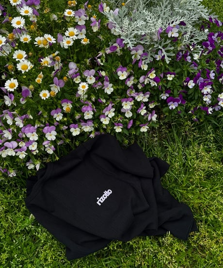 Cotton flower mesh T 【lavender】