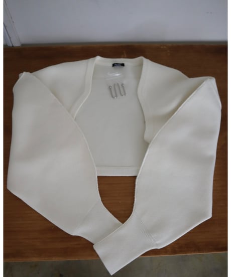 Cloud arm bolero【white】