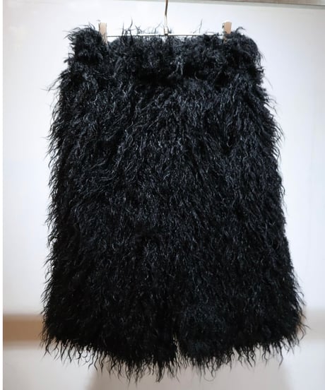 Fluffy Poodle Half Pants【Black】