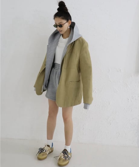 Marshmallow short pants【gray】