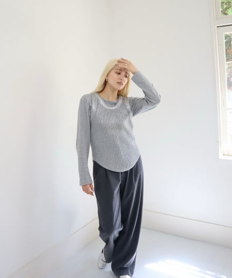 Spice 2way Knit Vest 2025【SESAME】