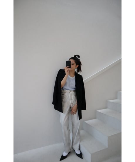 Spice 2way Knit Vest【blueberry】