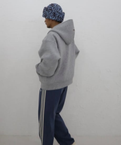 Handmade volume beanie【Choco-mint】