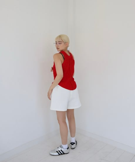 Spice 2way Knit Vest 2025【Tomato】