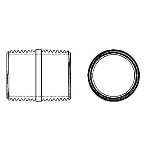 【ねじ込み式管継手】CADデータ / 2D / DXF