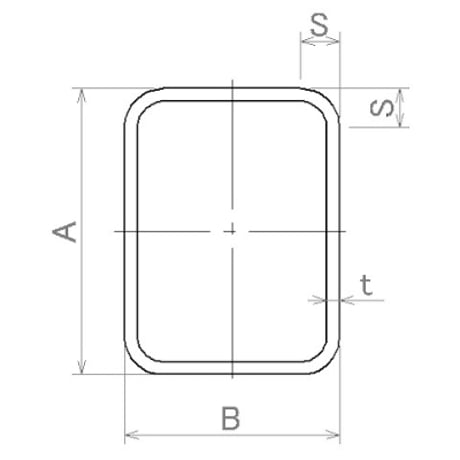 【角形鋼管・長方形 (角パイプ) SUS 3種】CADデータ / 3D / STEP