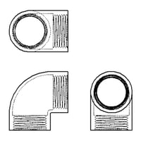 【エルボ】CADデータ / 2D / DXF