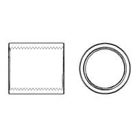 【ソケット 平行ねじ】CADデータ / 2D / DXF