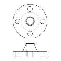 【JIS 40K WN】CADデータ / 2D / DXF