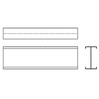 【溶接軽量リップ H 形鋼】CADデータ / 2D / DXF