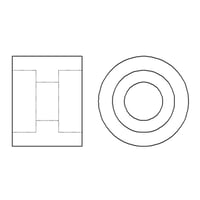 【フルカップリング (Sch160)】CADデータ / 2D / DXF