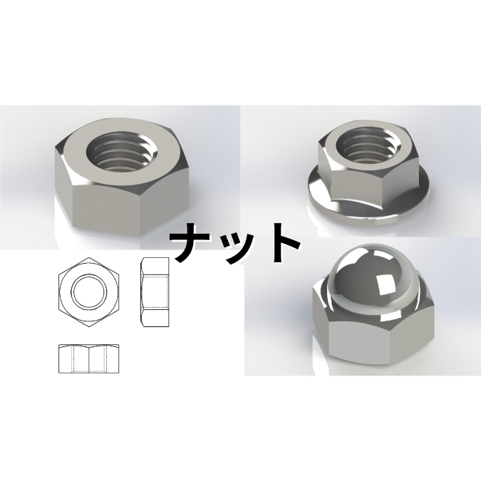 蝶ナット cadデータ 無料 – 蝶ナット ボルト 規格 – PTDLC