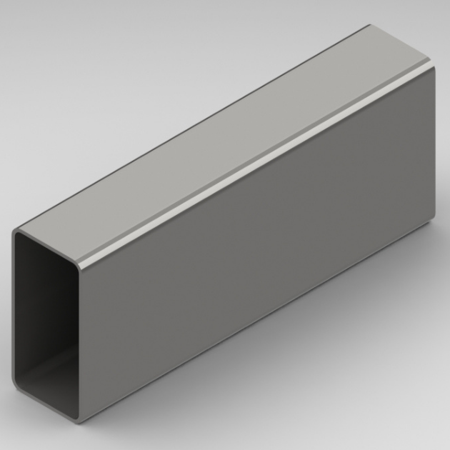 角形鋼管・長方形 (角パイプ) SUS 2種】CADデータ / 3D / STEP |