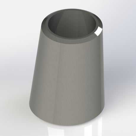 【突合せ溶接式管継手 Sch80】CADデータ / 3D / X_T