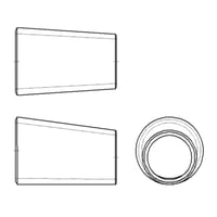【偏心レジューサー 2形 (Sch20S)】CADデータ / 2D / DXF