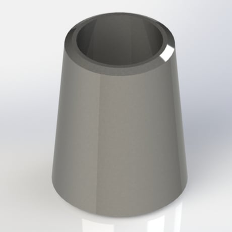 【突合せ溶接式管継手 Sch80】CADデータ / 3D / X_T