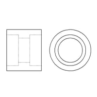【フルカップリング (Sch80)】CADデータ / 2D / DXF