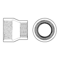 【異径ソケット】CADデータ / 2D / DXF