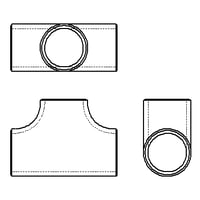 【同径チーズ (SGP)】CADデータ / 2D / DXF