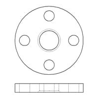 【JIS 20K SOP形 LJ (ルーズフランジ)】CADデータ / 2D / DXF