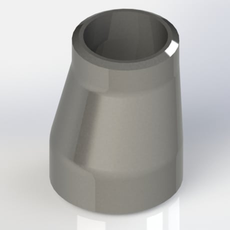 【突合せ溶接式管継手 Sch80】CADデータ / 3D / X_T