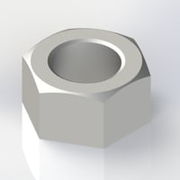 【六角ナット 並目 1種（簡略図示）】CADデータ / 3D / X_T