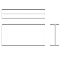 【H 形鋼 SUS】CADデータ / 2D / DXF