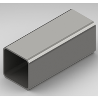 【角形鋼管・正方形 (角パイプ) SUS 2種】CADデータ / 3D / X_T