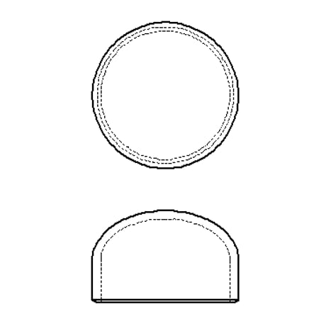 【突合せ溶接式管継手 ステンレス Sch20S】CADデータ / 2D / DXF