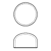 【キャップ (Sch20S)】CADデータ / 2D / DXF