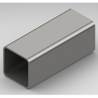 【角形鋼管・正方形 (角パイプ) SUS 1種】CADデータ / 3D / STEP