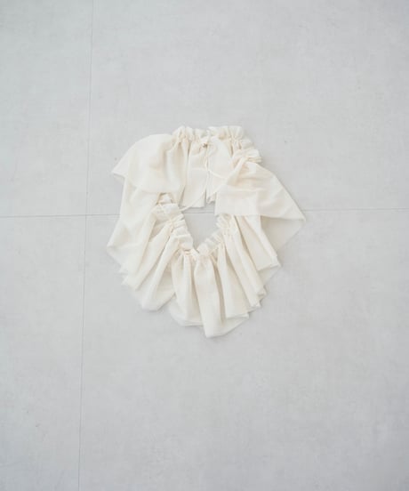 Tulle Shoulder Strap Ivory/Black