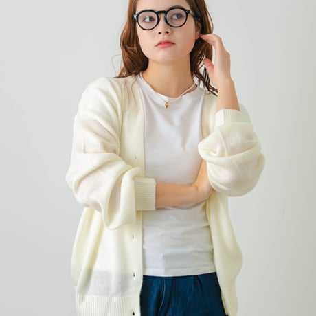 sheer cardigan white