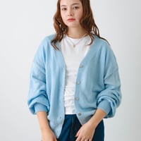 sheer cardigan Blue