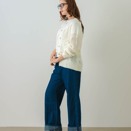 sheer cardigan white