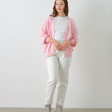 sheer cardigan pink