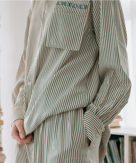 one mile wear  stripe shirt