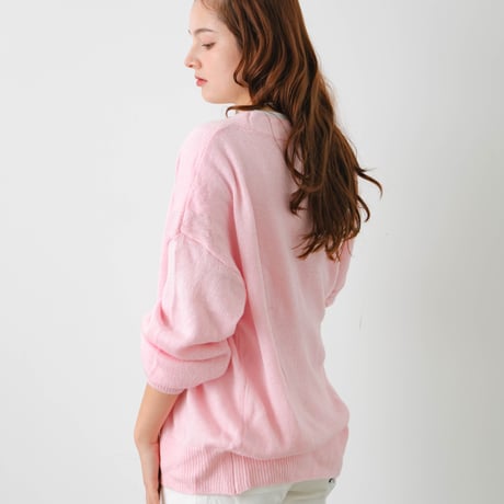 sheer cardigan pink