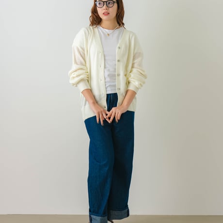 sheer cardigan white