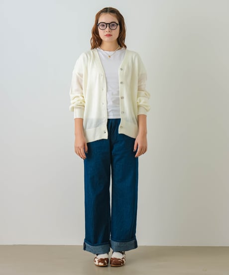 sheer cardigan white