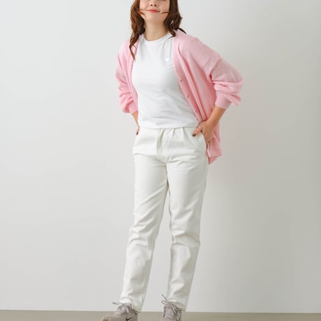 sheer cardigan pink