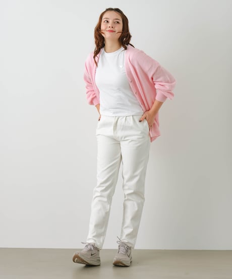 sheer cardigan pink