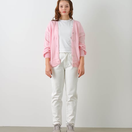 sheer cardigan pink