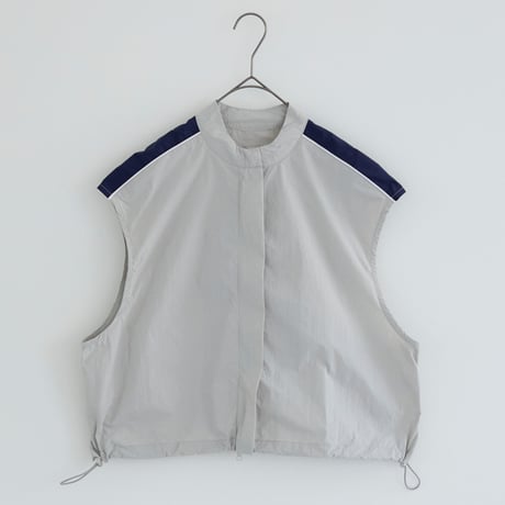 Line Vest Jacket gray