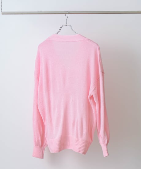 sheer cardigan pink
